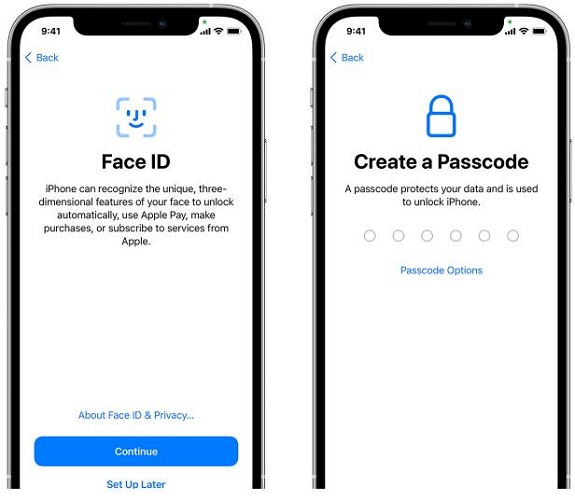 set screen passcode during setup | Reset iPhone Passcode Without Data Loss