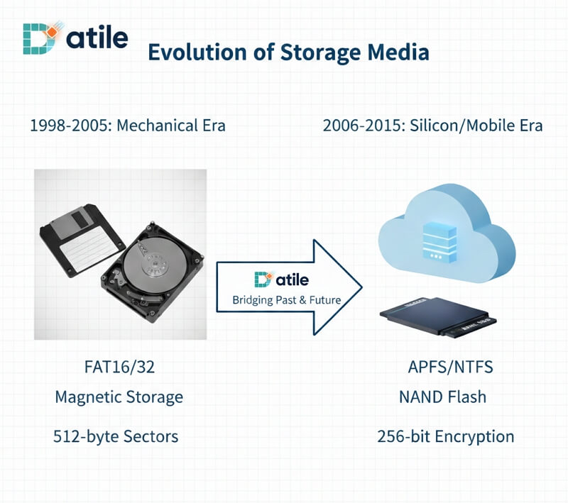 Evolution of storage media