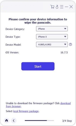 download firmware | Reset iPhone Passcode Without Data Loss