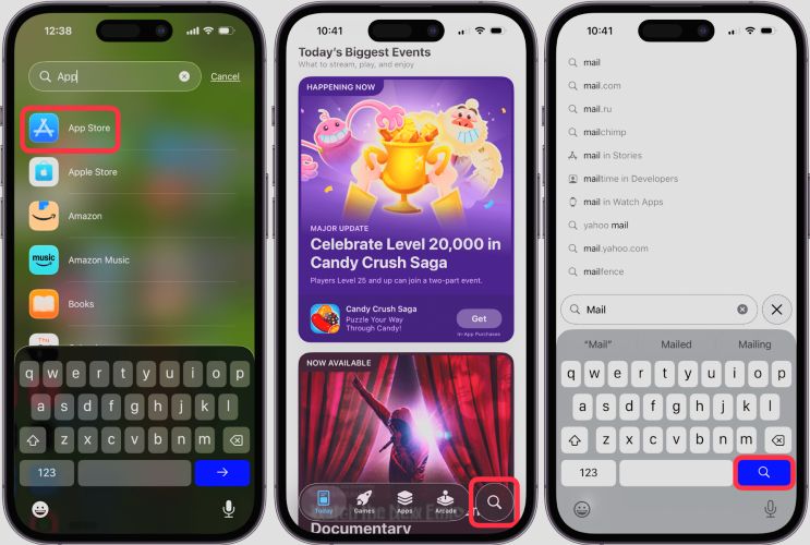 select Open | iPhone Deleted Email Recovery