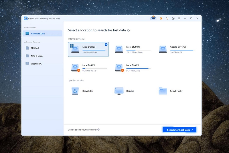 EaseUS Data Recovery Wizard | data recovery tools