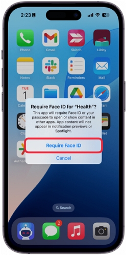 scan Face | Turn Off Face ID for Messages