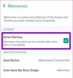 exported Snapchat Memories | recover deleted snapchat memories