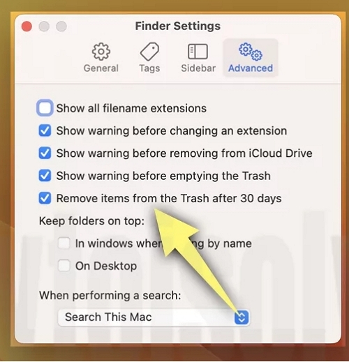 Restore from Trash | recover deleted files on mac