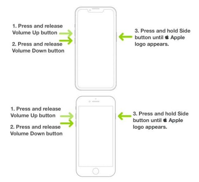 frozen state | recover data from an iphone with black screen