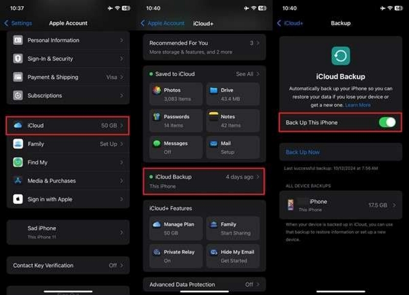 Reset iPhone | recover deleted snapchat memories