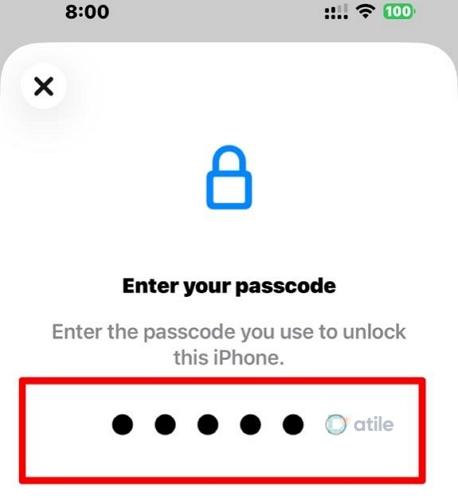 enter passcode | Download Apps with Face ID
