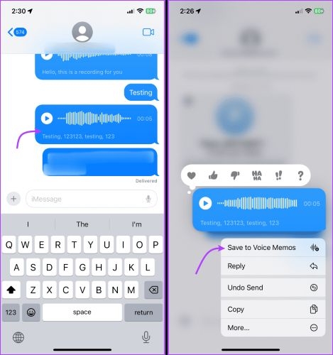 paste messages | Recover Deleted Voice Messages on iPhone