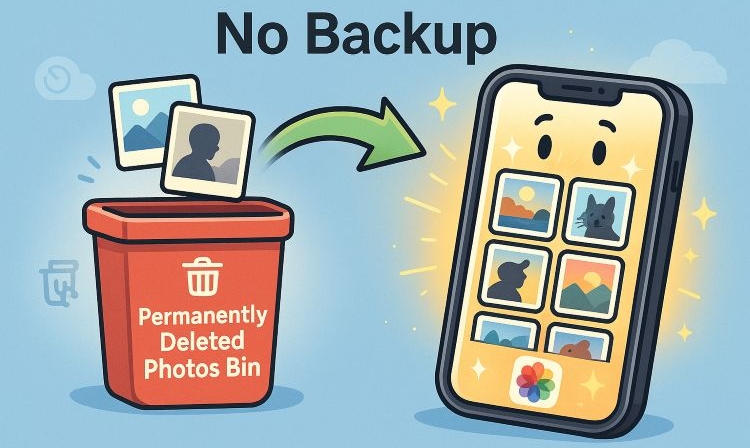 iPhone photo recovery | recover permanently deleted iPhone photos without backup