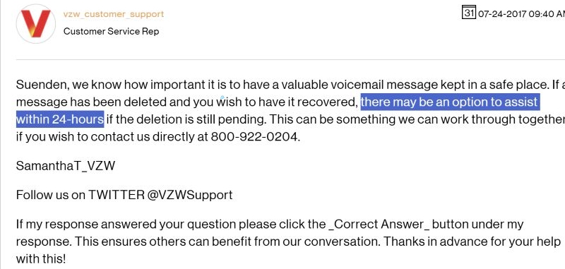call technical support | Recover Deleted Voice Messages on iPhone