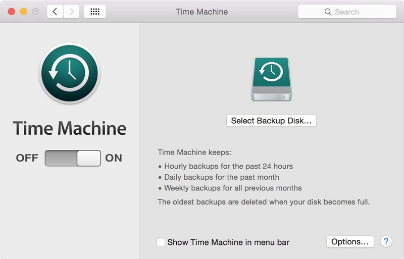 Browse Time Machine | recover deleted files on mac