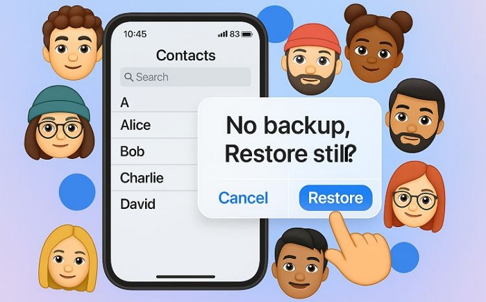 recover contacts | Get Deleted Numbers Back iPhone