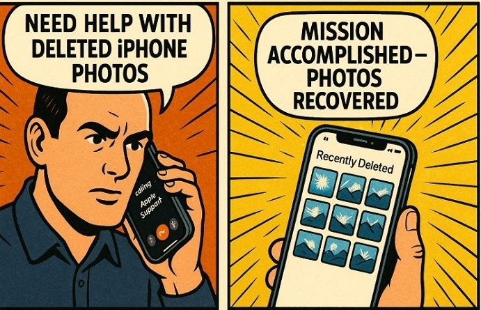 ask for senior advisor | Recover Deleted Photos from iPhone