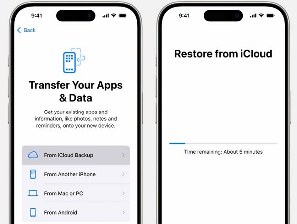 restored device | Recover Deleted Photos from iPhone