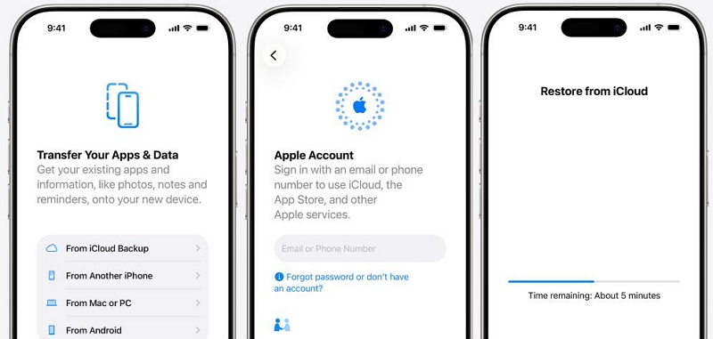 pair AirPods | Restore iCloud Backup on New iPhone