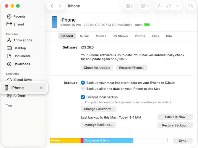 click Restore Backup | Recover Deleted Videos from iPhone