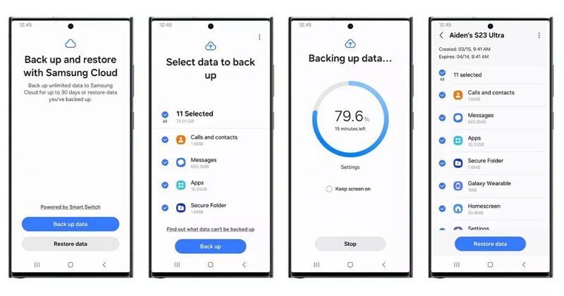 restore from samsung cloud | android data recovery samsung