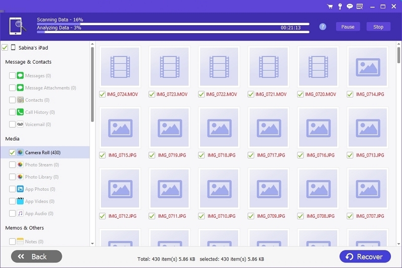 Run a deep scan | recover deleted whatsapp business chats