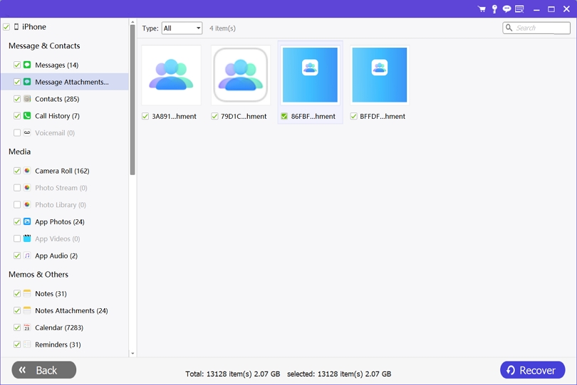click Recover | iPhone Deleted Email Recovery