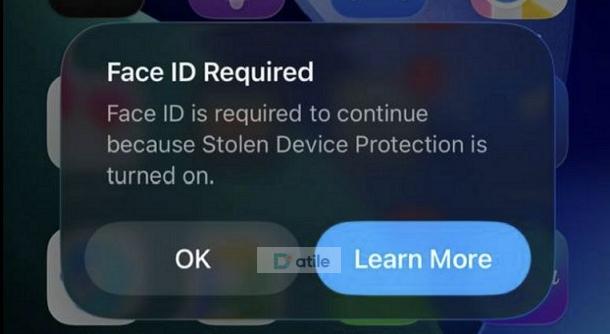 reset iPhone | Turn Off Face ID for Messages