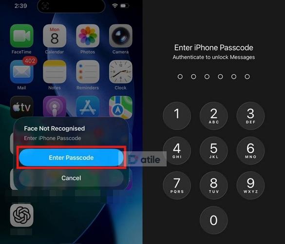 unlocked Messages | Turn Off Face ID for Messages