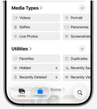 tap Hidden | Recover Deleted Videos from iPhone