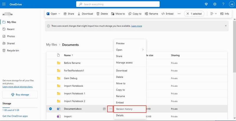 Version History | recover unsaved word documents on mac